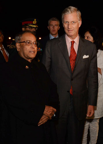 The President Arrives In Brussels For State Visit To Belgium