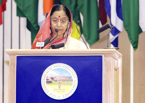 Speech of the Hon'ble President of India, Smt. Pratibha Devisingh Patil, on the Occasion of the Inauguration of the 53rd Commonwealth Parliamentary Conference