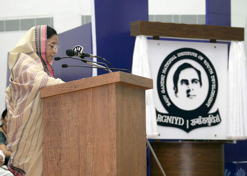 Foundation Day Lecture by the President of India, Smt. Pratibha Devisingh Patil, at the Rajiv Gandhi National Institute of Youth Development.