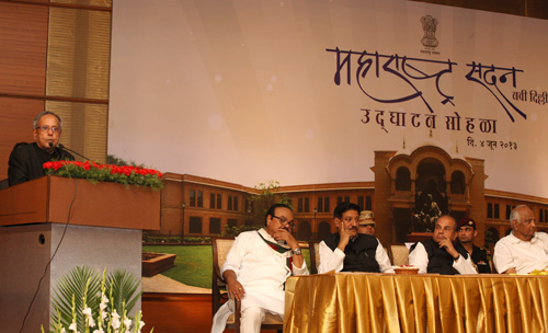 President Inaugurates New Maharashtra Sadan 4
