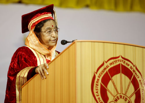 Speech by Her Excellency the President of India, Shrimati Pratibha Devisingh Patil, at the 1st Convocation of the North Eastern Regional Institute of Science and Technology (Nerist)