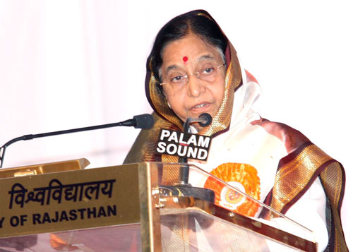 Speech by Her Excellency the President of India, Shrimati Pratibha Devisingh Patil, at the Convocation of the University of Rajasthan