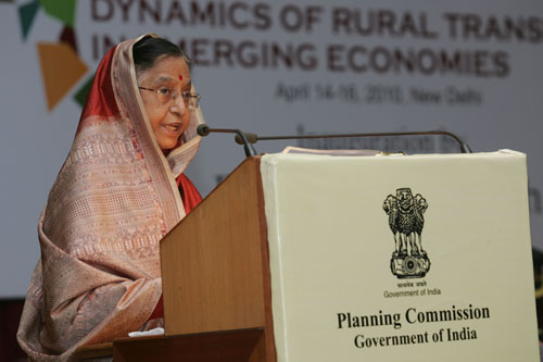 Speech by Her Excellency the President of India, Shrimati Pratibha Devisingh Patil at the Inauguration of International Conference on Dynamics of Rural Transformation in Emerging Economies