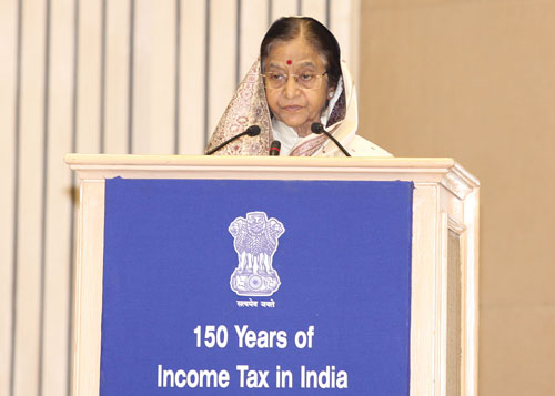 Speech By Her Excellency The President Of India, Shrimati Pratibha Devisingh Patil On The Occasion Of The Concluding Ceremony Of The Yearlong Celebrations Commemorating 150 Years Of Income Tax In India