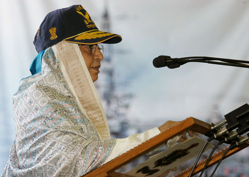 Speech by Hon'ble President of India, Shrimati Pratibha Devisingh Patil, on Ins Viraat During Her Visit to the Western Naval Command at Mumbai