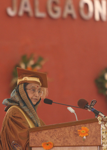 Speech by Her Excellency the President of India Shrimati Pratibha Devisingh Patil at the Special Convocation & Inauguration of the New Convocation Auditorium of the North Maharashtra University