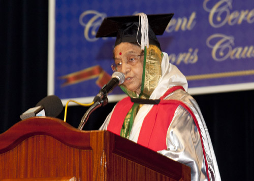 Speech By Her Excellency The President Of India, Shrimati Pratibha Devisingh Patil At The Ceremony Conferring Degree Doctor Honoris Causa On Her By The University Of Mauritius