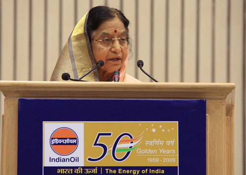 Speech by Hon'ble President of India, Shrimati Pratibha Devisingh Patil, at the Inaugural Function of the Golden Jubilee Celebrations of Indian Oil Corporation Ltd.