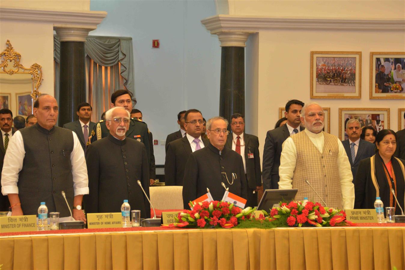 The President of India, Shri Pranab Mukherjee during the 47th Conference of Governors at Rashtrapati Bhavan on February 9, 2016. 