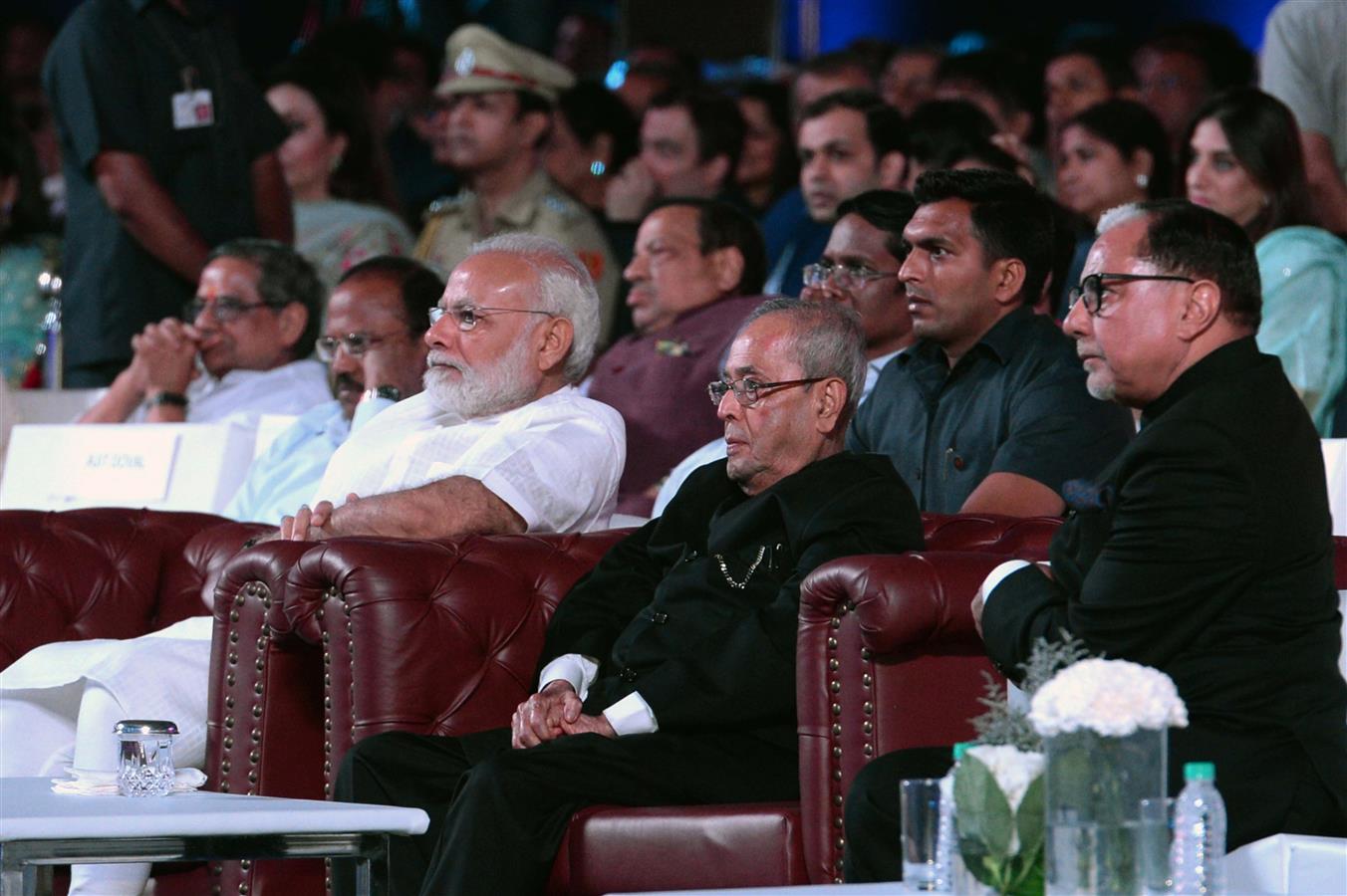 The President of India, Shri Pranab Mukherjee attending the Essel Group’s 90 years celebrations as the Chief Guest in New Delhi on May 14, 2017.