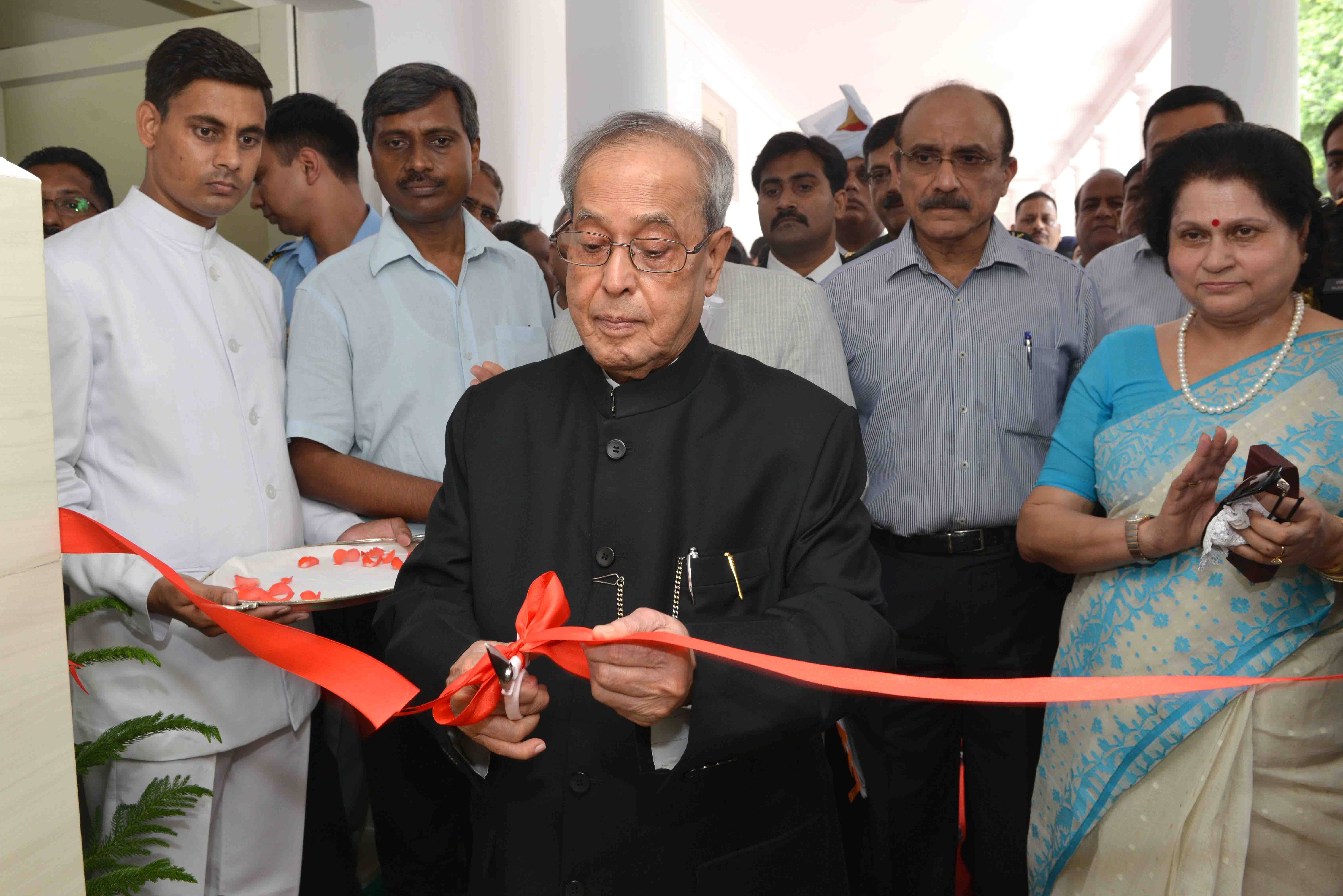 The President of India, Shri Pranab Mukherjee inaugurating the Renovated President’s Estate Clinic (PEC) at President’s Estate Clinic on July 24, 2015.