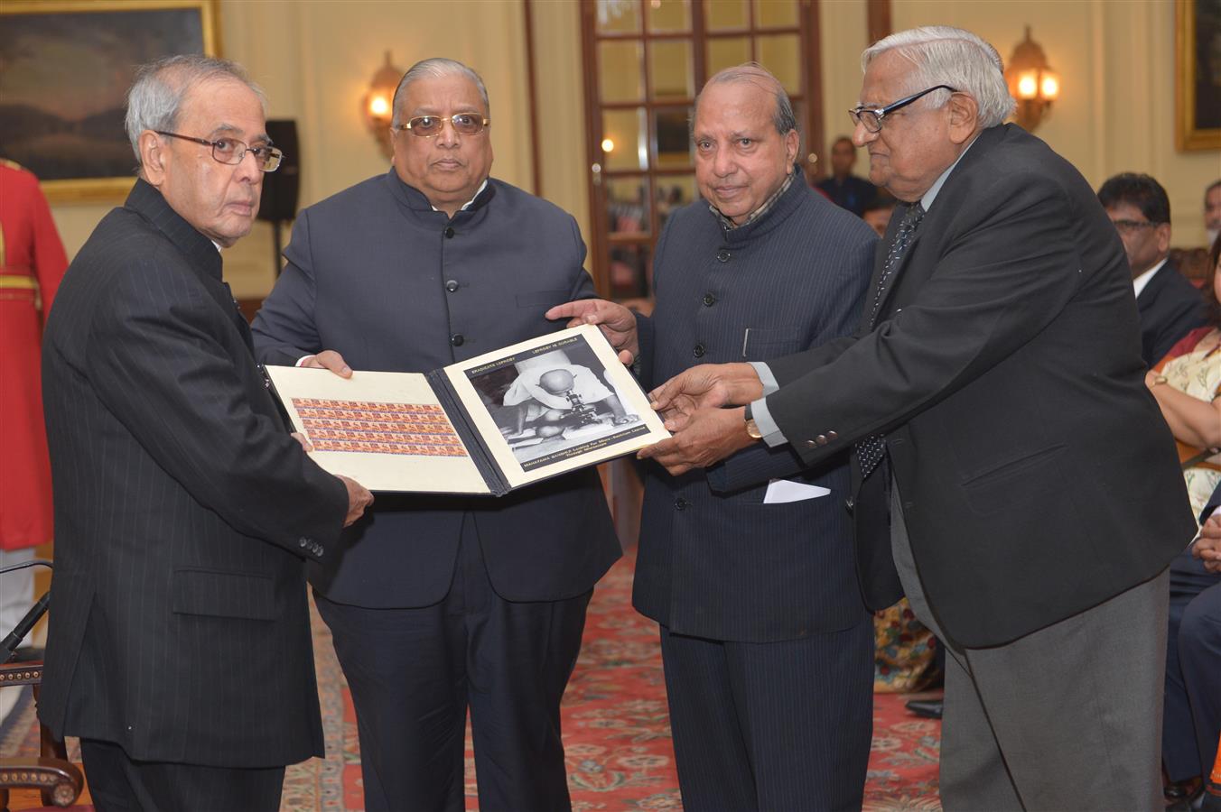 The President of India, Shri Pranab Mukherjee inaugurating the Anti Leprosy Fortnight and Leprosy Seal Campaign at Rashtrapati Bhavan on January 30, 2016. 