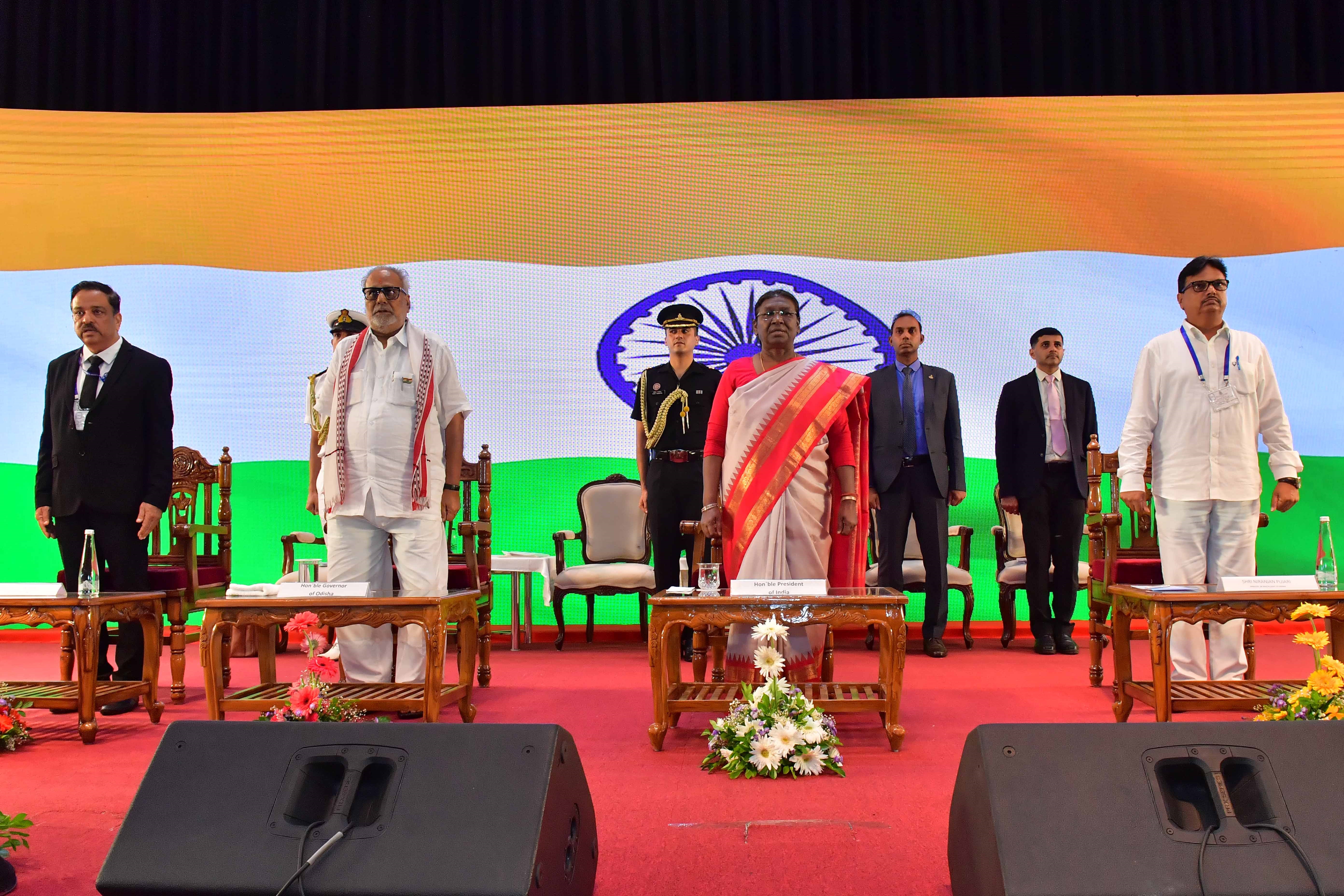 The President of India, Smt Droupadi Murmu graced and addressed the annual function of SCB Medical College and Hospital at Cuttack on July 26, 2023.
