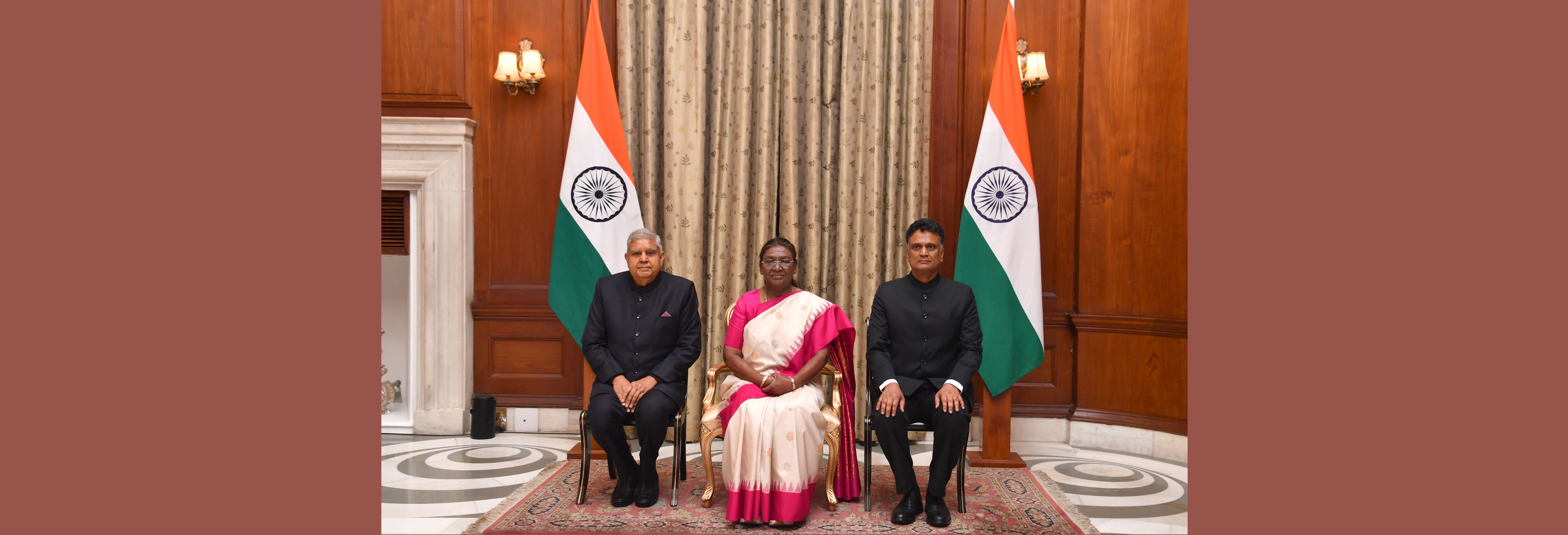 At a ceremony held on November 21, 2024 at 1000 hrs in the Ganatantra Mandap,  Rashtrapati Bhavan, Shri K. Sanjay Murthy was sworn in as the Comptroller and Auditor General of India.  He made and subscribed to the oath of office before the President.